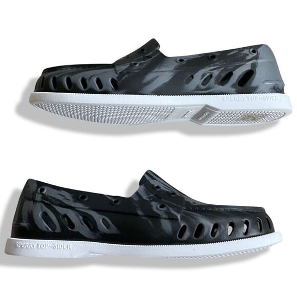 SPERRY Authentic Original Float Boat Shoe, Gray and black Size 10 - Picture 7 of 10